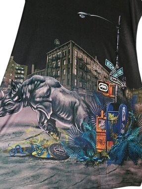 Ecko Unltd. Men's Short Sleeve 4xb Big and Tall Rhino Graphic Tee